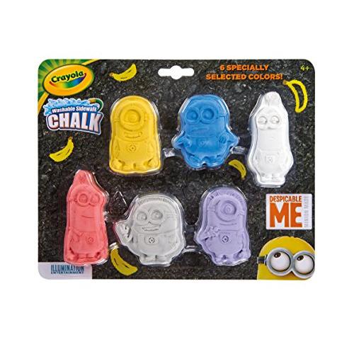 クレヨラ アメリカ 海外輸入 03-5398 Crayola Despicable Me Washable Chalk Shapes