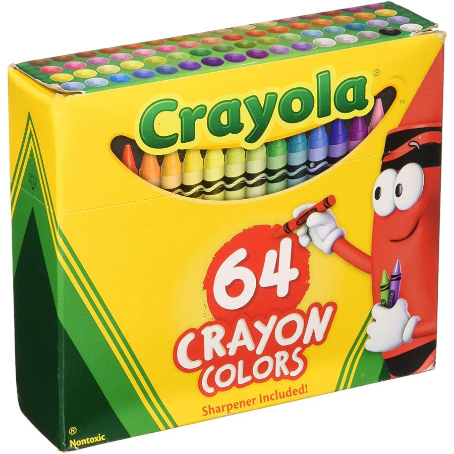 クレヨラ 亜米利加 外国でインポート CRY52-0064 Crayola Crayons 64 ea ゲーム、おもちゃ-知育玩具-おもちゃ