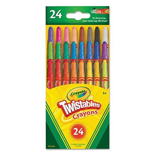 クレヨラ アメリカ 海外輸入 52-9724 Crayola Twistables Mini Crayons 24 ea