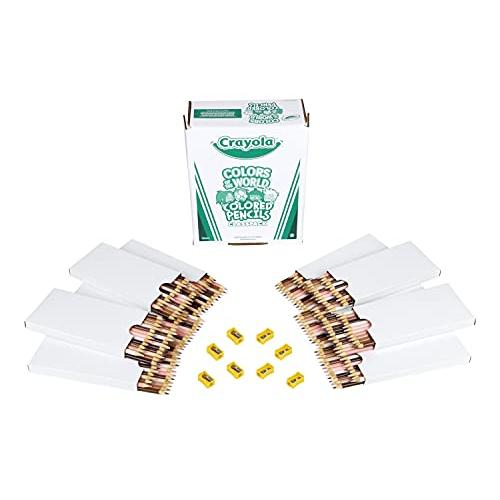 クレヨラ アメリカ 海外輸入 682023 Crayola Colors of the World Skin Tone Colored Pencils Classpack