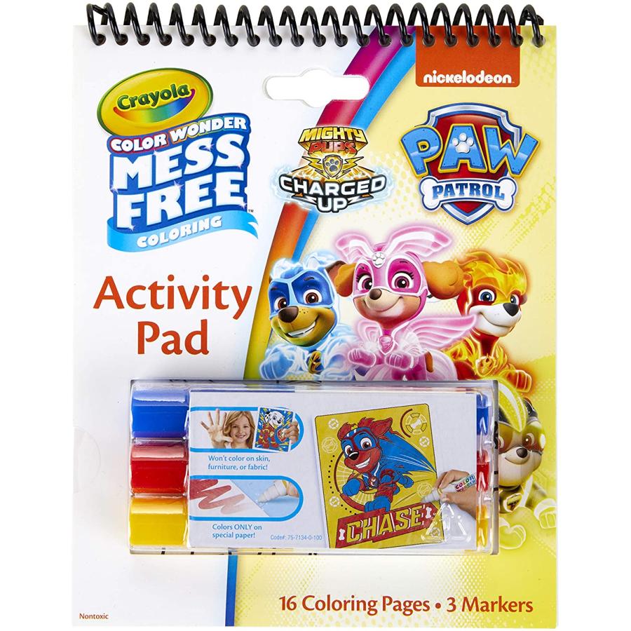 ライティングマラソン他 クレヨラ アメリカ 海外輸入 75-7134 Crayola Color Wonder Paw Patrol