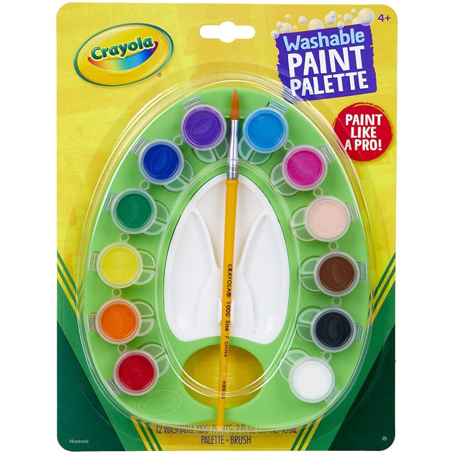 クレヨラ アメリカ 海外輸入 54-1062 Crayola Kids Washable Paint Pallet