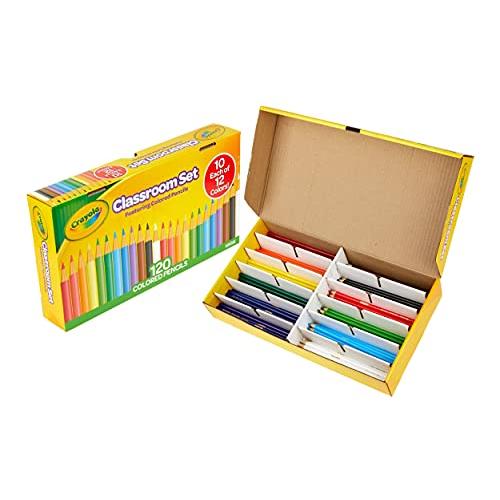 Crayola Bulk Erasable Colored Pencils, Classpack, 12 Packs of 12