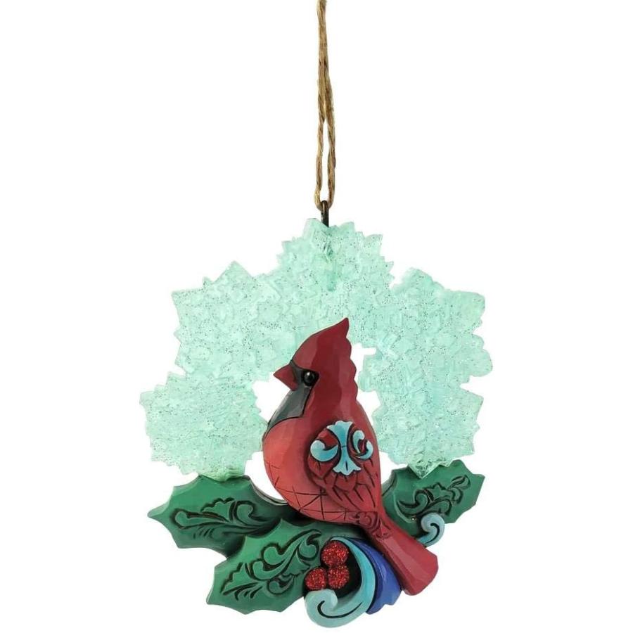 エネスコ Enesco 置物 インテリア 6009490 Enesco Jim Shore Heartwood Creek Winter Wonderland Cardinal