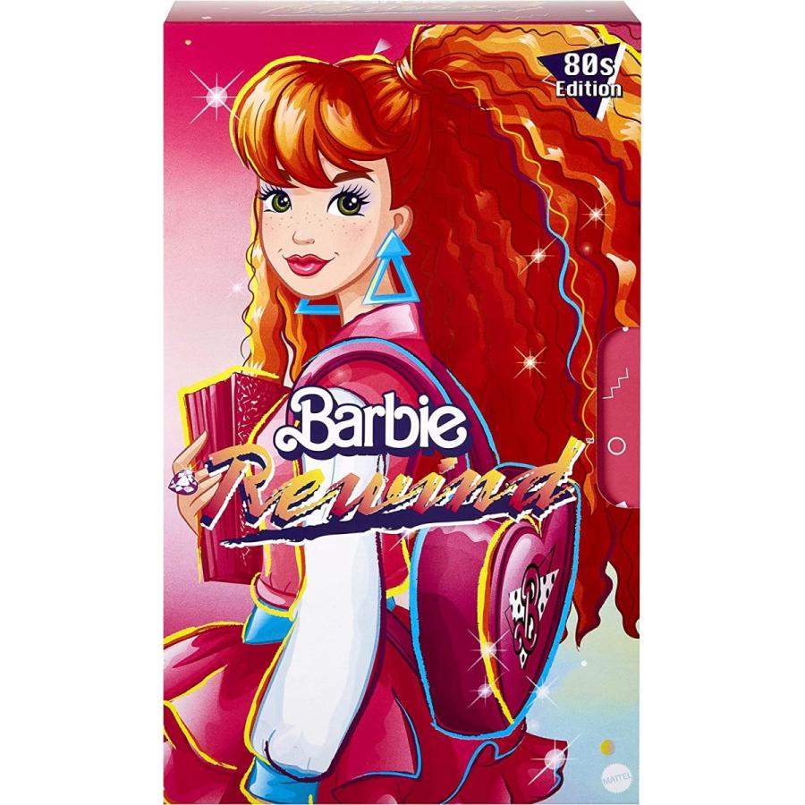 バービー バービー人形 HBY13 Barbie Rewind Doll, '80s Edition Schoolin' Around Outfit with Varsity Jaの画像