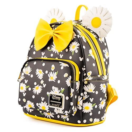 ラウンジフライ アメリカ 日本未発売 WDBK2059 Loungefly Minnie Mouse Daisies Mini Backpack Black