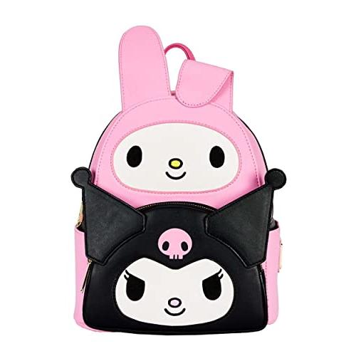 ラウンジフライ アメリカ 日本未発売 134661 Loungefly Sanrio Hello Kitty My Melody Kuromi Double｜maniacs-shop