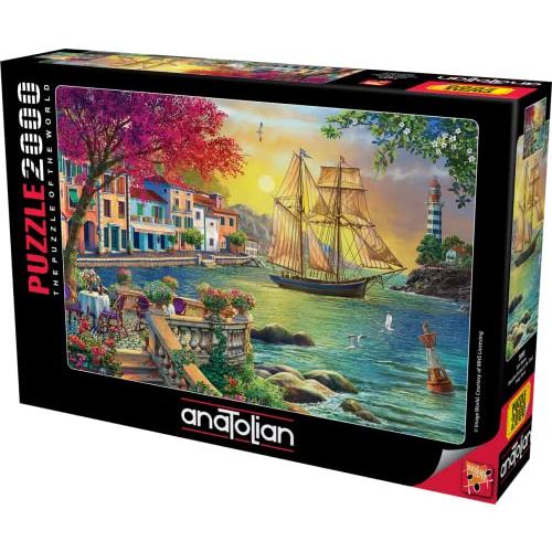 ジグソーパズル 海外製 アメリカ 3955 Anatolian Puzzle -Beautiful Sunset in The Town 2000 Piece Ji