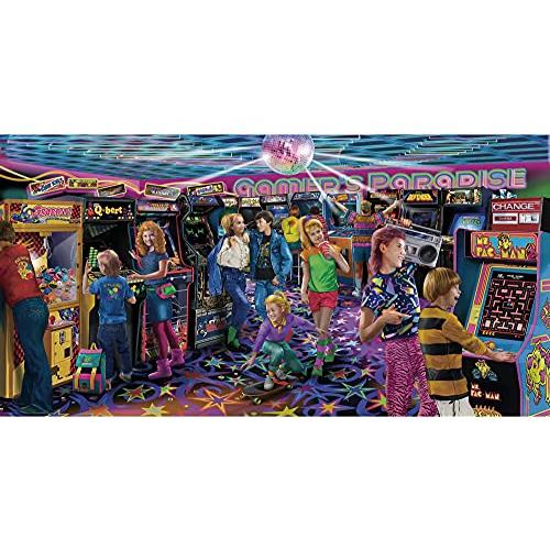 ジグソーパズル 海外製 アメリカ 76537 Gamers Paradise Retro Arcade 2000 Piece Jigsaw Puzzle for A