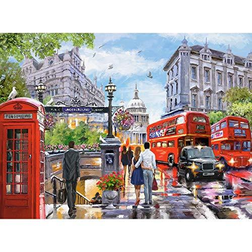 ジグソーパズル 海外製 アメリカ C-200788-2 CASTORLAND 2000 Piece Jigsaw Puzzles， Spring in London