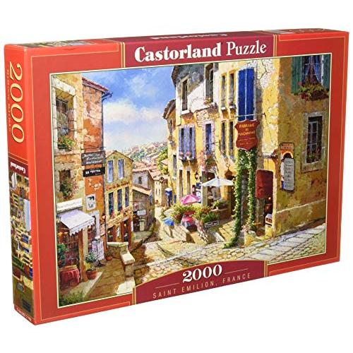 当てもの 外国で製 亜米利加 C-200740-2 CASTORLAND 2000 Piece Jigsaw Puzzles, Saint Emilion, F ジグソーパズル-ゲーム、おもちゃ-パズル