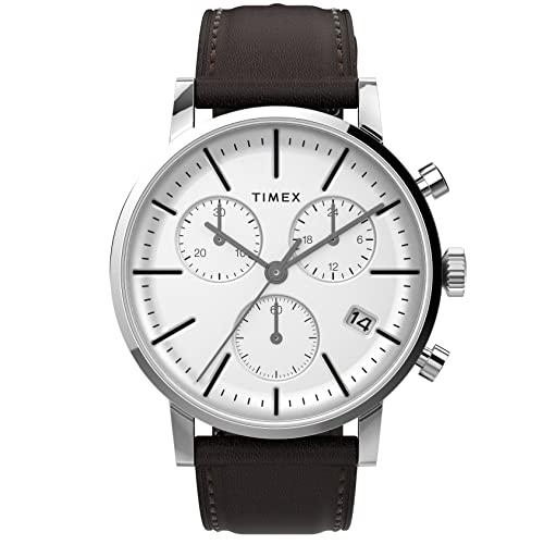 腕時計 タイメックス レディース TW2V36600VQ Timex Men's Midtown Chronograph 40mm Watch - White Di