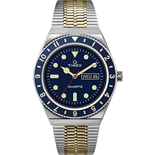 腕時計 タイメックス レディース TW2V18400ZV Timex Men's Q Diver 38mm TW2V18400ZV Quartz Watch