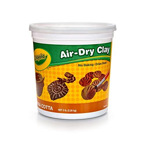 クレヨラ アメリカ 海外輸入 57-2004 Crayola Air Dry Clay for Kids (5lbs)， Reusable Bucket of Terra
