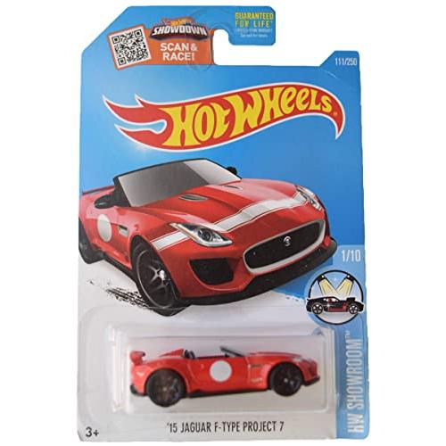 ホットウィール マテル ミニカー l2593 Hot Wheels 1:64 Scale Red Jaguar F-Type Project 7 Car Model