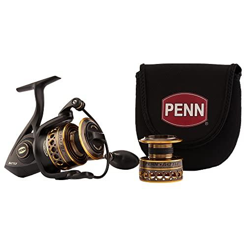リール ペン Penn ?1338218 PENN Battle Spinning Reel Kit, Size 3000, Includes Reel Cover and Spare Anodi