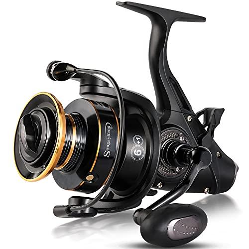 リール 釣り道具 フィッシング S331-5000-IN Sougayilang Bait Feeder Spinning Reels，33Lbs Drag Carp