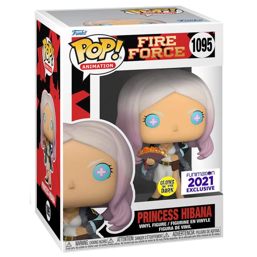 ファンコ FUNKO フィギュア 1095 Funko Pop! Fire Force Princess Hibana Glow in The Dark Funimation 2022
