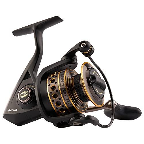 リール ペン Penn PENN Battle Spinning Fishing Reel, Black, 6000