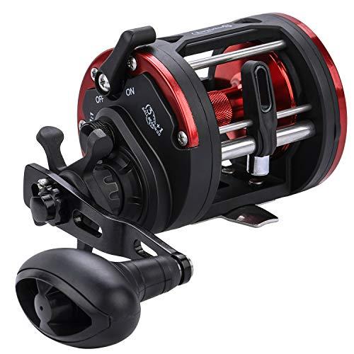 木管 お釣り手道具 魚釣り DTR40-R Sougayilang Trolling Reel Level Wind Conventional Reel Graph リール-アウトドア、釣り、旅行用品-スピニングリール