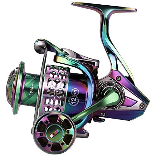 リール 釣り道具 フィッシング ZF-GSM4000 Sougayilang Fishing Reel， Colorful Aluminum Frame Spinnin