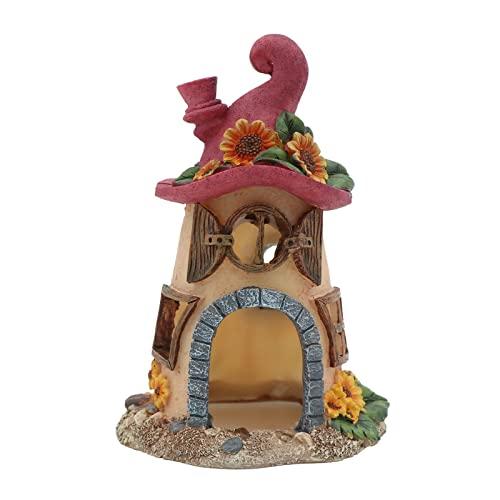 アクアリウム 水槽 置物 AQUA KT Aquarium Mushroom Rock Fish House Cave Betta Hide, Fairy Garden Style