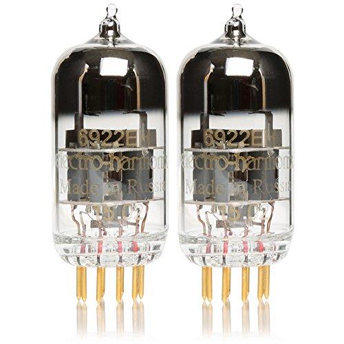 真空管 ギター・ベース アンプ Pair of Electro-Harmonix 6922 EH Gold Pin Preamp Vacuum Tube