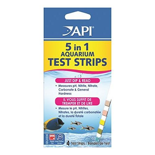 アクアリウム 水槽 置物 9678340 API 5 in 1 Test Strips Water Conditioner for Aquariums, 4 Count by AP