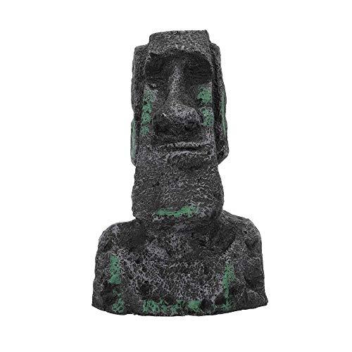 アクアリウム 水槽 置物 Dtacke Easter Island Stone Statue Resin Ornament Fish Tank Aquarium Decoratio