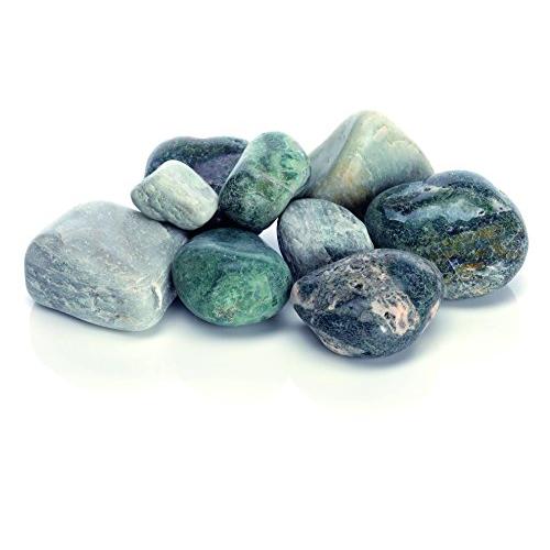 アクアリウム 水槽 置物 46052 biOrb Marble Pebble Set, Solid Aquarium Decorations, Green