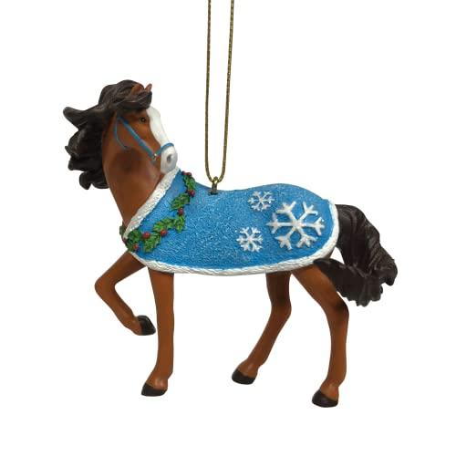 エネスコ Enesco 置物 インテリア 6011702 Enesco Trail of Painted Ponies Snow Ready Hanging Ornament，