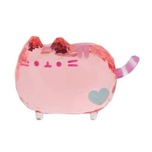 エネスコ Enesco 置物 インテリア ND6010795 Enesco Facets Pusheen The Cat with Heart Figurine， 1.69 I