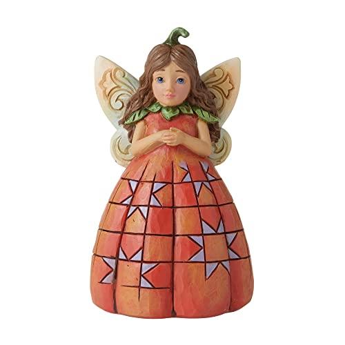 エネスコ Enesco 置物 インテリア 6010681 Enesco Jim Shore Pumpkin Fairy Figurine， 3.94in H