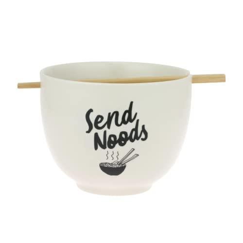 エネスコ Enesco 置物 インテリア 6010068 Enesco Our Name is Mud Send Noodles Soup Ramen Bowl and Cho