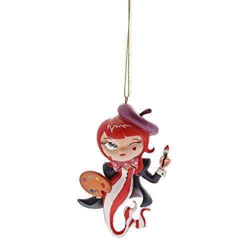 エネスコ Enesco 置物 インテリア 4059025 Enesco World of Miss Mindy L’Artiste Mermaid Stone Resin，
