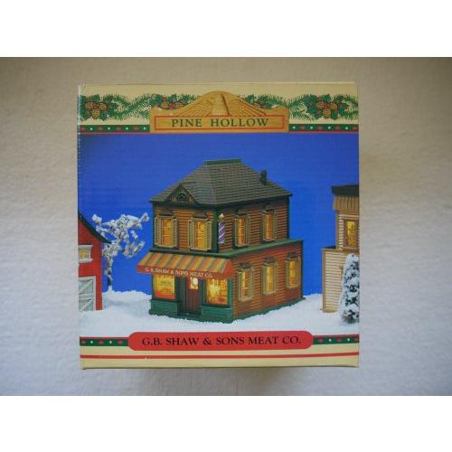 エネスコ Enesco 置物 インテリア Enesco 1987 Pine Hollow G.B. Shaw & Sons Meat Co.