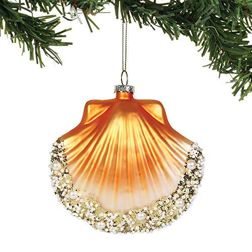 エネスコ Enesco 置物 インテリア 6003939 Enesco H9 Coast to Coast Coastal Pacific Gold Scallop Shell