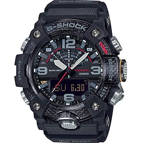 腕時計 カシオ メンズ GGB100-1A Casio Men's G-Shock Master of G Mudmaster Carbon Core Guard Quad Senso｜maniacs-shop