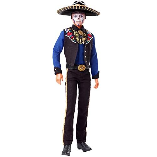 バービー人形 HBY10 Barbie 2022 D?a De Muertos Ken Doll Wearing
