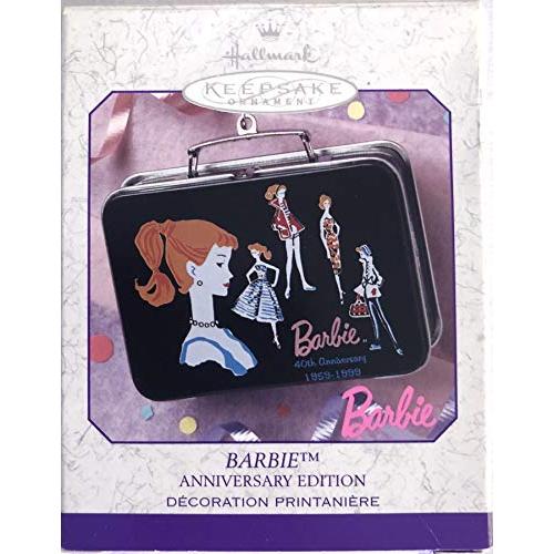バービー バービー人形 QEO8399 Hallmark 40th Anniversary Edition Barbie Pressed Tin Lunchbox 1959-199
