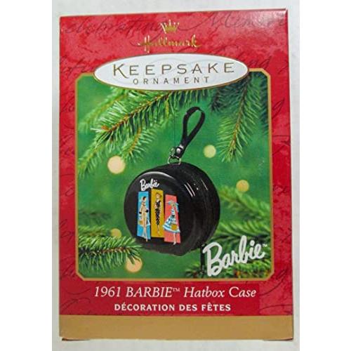 バービー バービー人形 SG_B000YE0HPK_US BARBIE - 1961 BARBIE HATBOX DOLL CASE - HALLMARK ORNAMENT