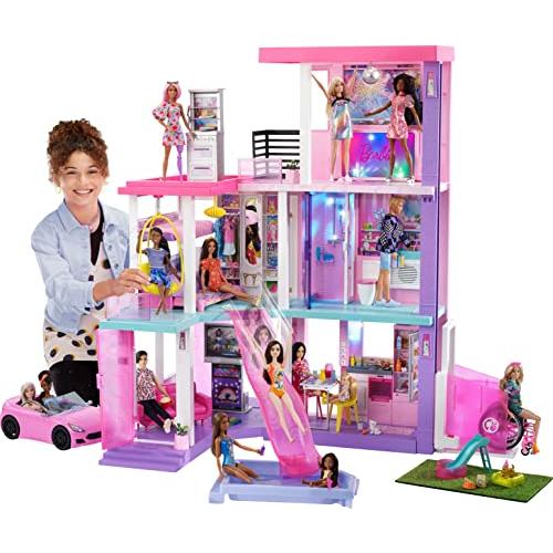 バービー バービー人形 日本未発売 HCD51 Barbie 60th Celebration DreamHouse Playset (3.75 ft) wit