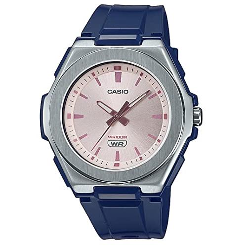 腕時計 カシオ レディース LWA-300H-2EVEF Casio Collection Womens Analogue Quartz Watch, Blue, Strip