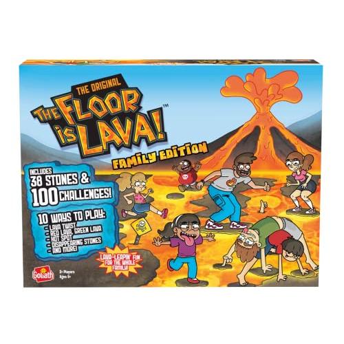 ボードゲーム 英語 アメリカ 921682 The Original The Floor is Lava! Family Edition - Interactive Gam
