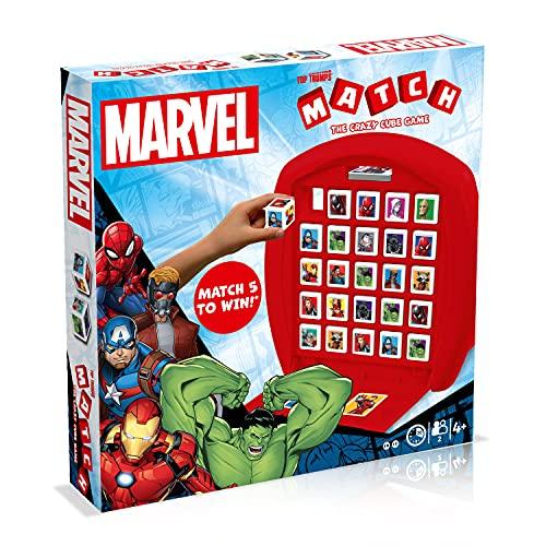 ボードゲーム 英語 アメリカ WM01185-EN2-6 Top Trumps Match Game Marvel Heroes - Family Board Games