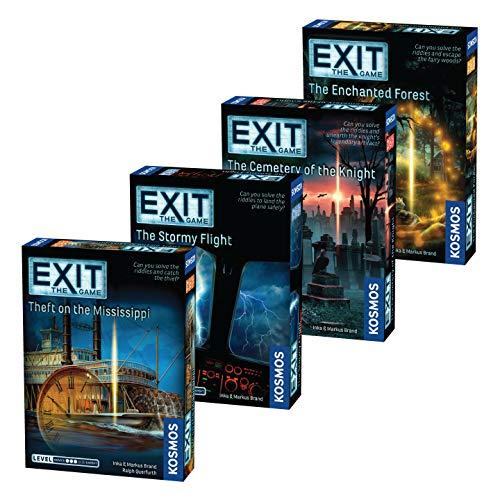 ゲーム盤力くらべ 英語 亜米利加 B6923456 EXIT: The Game 4-Pack Escape Room Bundle | Season 4 | Theft on ボードゲーム-ゲーム、おもちゃ