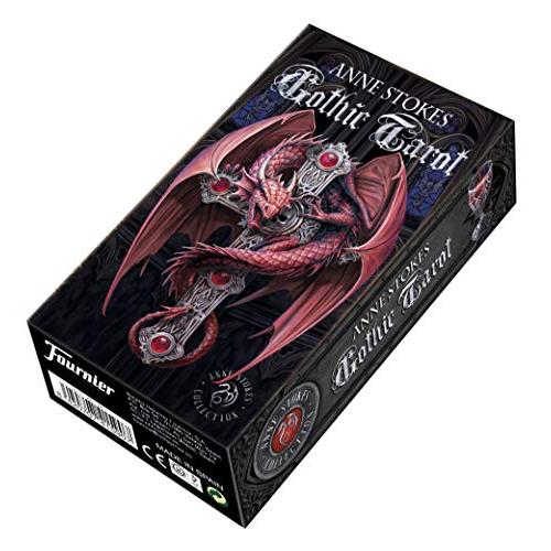 ボードゲーム 英語 アメリカ 10023445 Heraclio Fournier Anne Stokes Gothic Tarot, Black