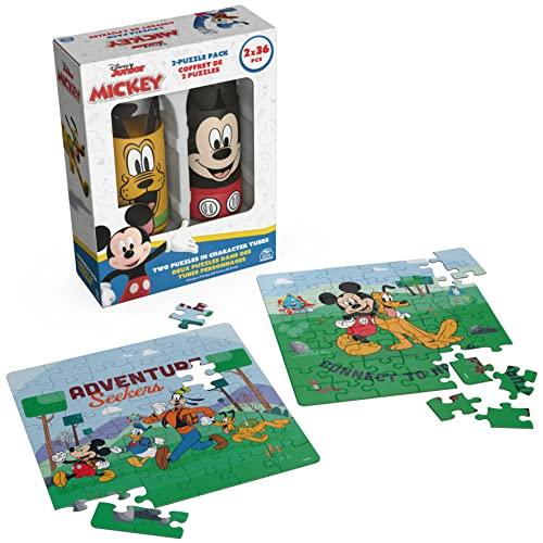 ジグソーパズル 海外製 アメリカ 6065796 Spin Master Games， Disney Puzzles， Mickey Mouse 2-Pack， 3