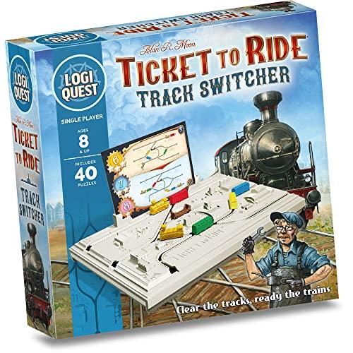 ボードゲーム 英語 アメリカ ASMLQTTR01EN Ticket to Ride Logic Puzzle | LogiQuest Puzzle Adventure I