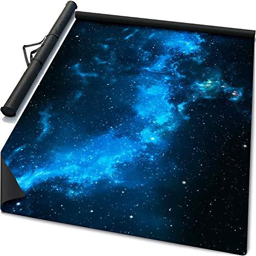 ボードゲーム 英語 アメリカ Warzone Studio 6' x 3' Rubber Battle Mat: Space Wave + Bag